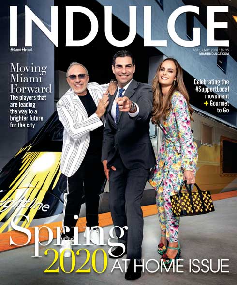 Cover of Indulge magazine's spring 2020 edition naming Dr. Alysa Herman a 