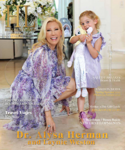 Dr. Herman and her daughter on the cover of Hola Latinos Magazine